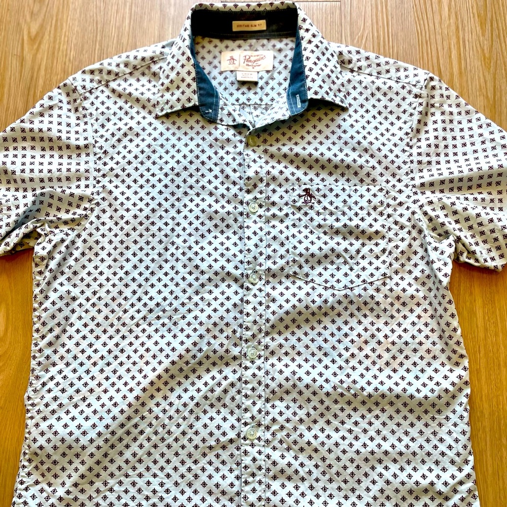 Shirt from penguin. S. Heritage slim fit.